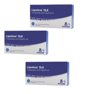 3 caixas Lipoless 12,5mg /ampolas
